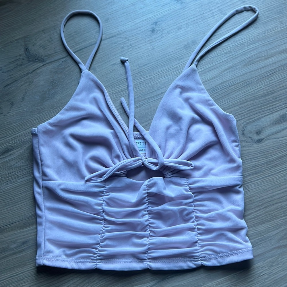 Baby pink/lavender urban outfitters tank
